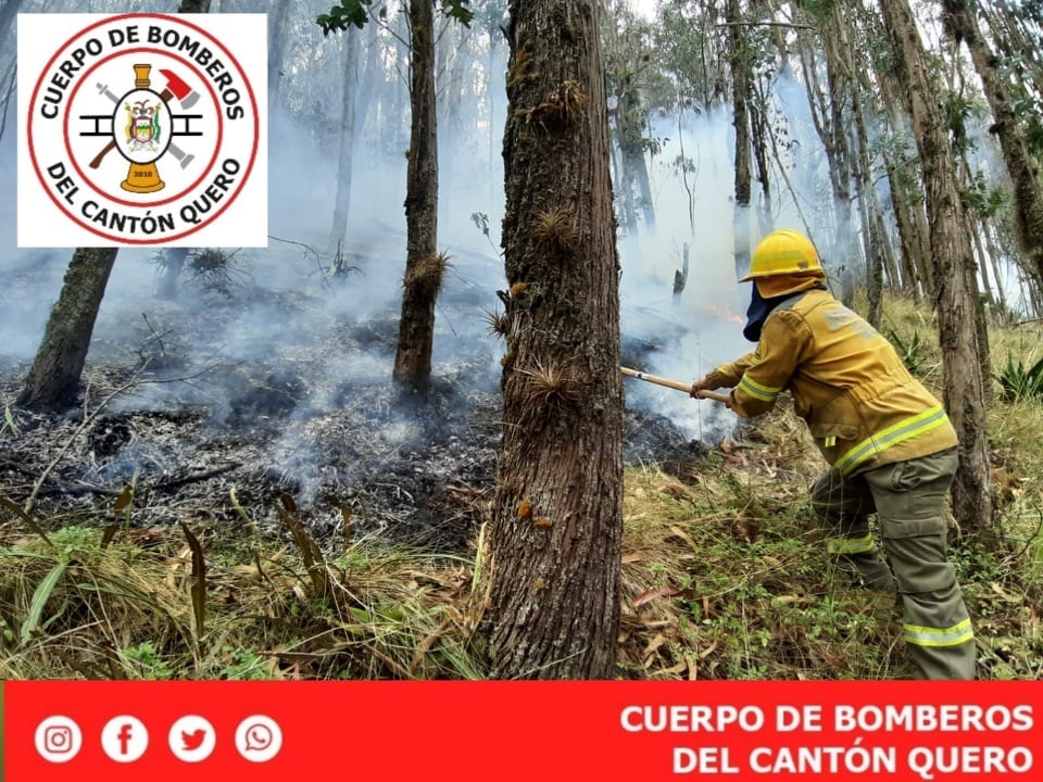 Apoyo bomberos Quero